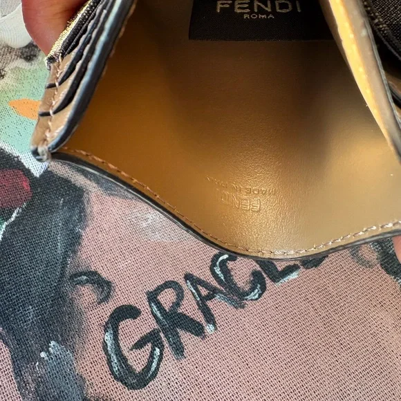 Fendi Tan and Black Key & Card Holder - Picture 4 of 4